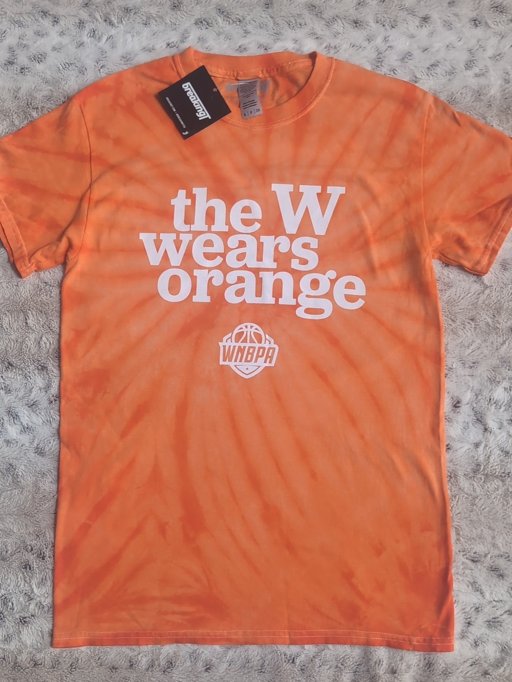 WNBPA The W Wears Orange Gun Safety Support Tee
